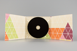 CD Digipack 6-seitig, Tray mitte